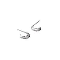 Sterling Silver Stud Earring, argent sterling 925, Placage, pour femme, plus de couleurs à choisir Vendu par paire