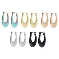 Stainless Steel Hoop Earring, 304 Stainless Steel, Vacuum Ion Plating, fashion jewelry & for woman 