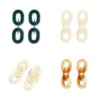 Acrylic Drop Earring, fashion jewelry & for woman & hollow 