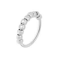 Messing Fingerring, platiniert, verschiedene Größen vorhanden & für Frau, 3.6mm, verkauft von PC