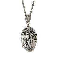 Edelstahl Anhänger, Titanstahl, Buddha, plattiert, DIY & unisex, keine, 24x52mm, verkauft von PC