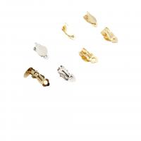 Brass Clip On Earring Finding, plated, DIY 