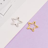 Stainless Steel Star Pendant, 304 Stainless Steel, Vacuum Ion Plating, DIY 