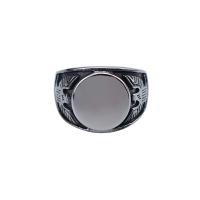 Titan Stahl Fingerring, Titanstahl, poliert, Punk-Stil & verschiedene Größen vorhanden & für den Menschen, 18mm, verkauft von PC