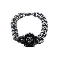 Partículas de acero Pulsera, Ungir, Joyería & estilo punky & para hombre, 210mm, Vendido por UD