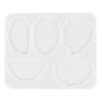 DIY Epoxy Mold Set, Silicone, white 