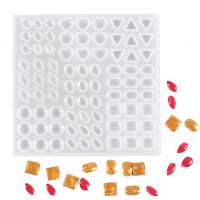 DIY Epoxy Mold Set, Silicone, white 