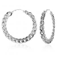 Zinc Alloy Hoop Earring, plated, fashion jewelry & for woman 