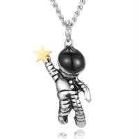 Pendentifs en titane, Acier titane, astronaute, Oindre, le style de punk & unisexe Vendu par PC