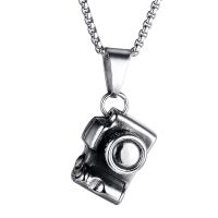 Pendentifs en titane, Acier titane, appareil photo, poli, le style de punk & pour homme Vendu par PC