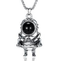 Pendentifs en titane, Acier titane, astronaute, vernis au four, le style de punk & pour homme Vendu par PC