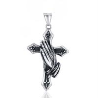 Pendentifs en titane, Acier titane, croix, Oindre, conception vintage & pour homme Vendu par PC