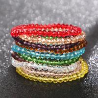 Bracelets de cristal, normes différentes pour le choix & pour femme & facettes, plus de couleurs à choisir Environ 18 cm, Vendu par PC