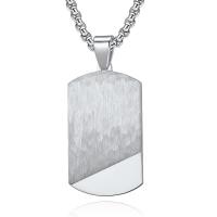 Collier de bijoux de titane, Acier titane, Placage, styles différents pour le choix & pour homme, plus de couleurs à choisir Environ 17.7 pouce, Vendu par PC