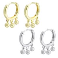 Huggie Hoop Drop Earring, laiton, Placage, pour femme, plus de couleurs à choisir Vendu par PC