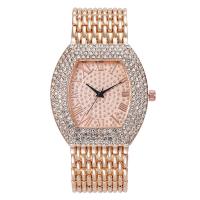 Women Wrist Watch, Zinc Alloy, with Glass, waterproofless & for woman & with rhinestone 40.5*13mm 