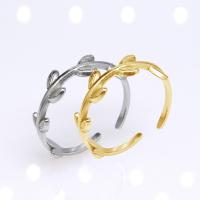 304 Edelstahl Open -Finger-Ring, Vakuum-Ionen-Beschichtung, Modeschmuck & unisex, keine, 5mm, verkauft von PC