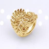 304 Edelstahl Open -Finger-Ring, Federn, Vakuum-Ionen-Beschichtung, Modeschmuck & für den Menschen, keine, 20mm, verkauft von PC