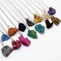 Natürliche Achat Anhänger Druzy, Eisquarz Achat, Unregelmäßige, unisex, keine, 25-40x5-10mm, verkauft von PC