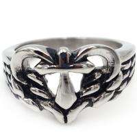 Acier titane bague, Oindre, normes différentes pour le choix & pour homme & noircir, couleur originale Vendu par PC