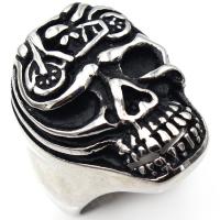 Acier titane bague, crane, Oindre, normes différentes pour le choix & pour homme & noircir, couleur originale Vendu par paire