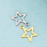 Stainless Steel Star Pendant, 304 Stainless Steel, DIY 