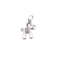 Pendentifs animaux en argent, Argent sterling 925, cheval, poli Vendu par PC