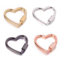 Zinc Alloy Screw Carabiner Lock Charms, plated 