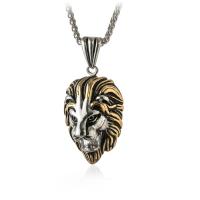 Pendentifs en titane, Acier titane, lion, Placage, pour homme, plus de couleurs à choisir Vendu par PC