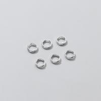 argent sterling 925 anneau brisé, DIY, argent, 5mm, 0.6mm, Vendu par PC