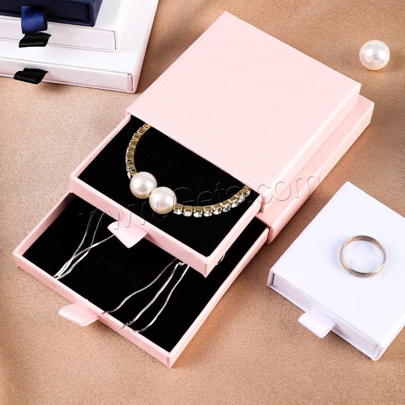 Jewelry Gift Box, Paper, different size for choice, more colors for choice, 10PCs/Lot, Sold By Lot