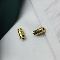 亜鉛合金のジュエリービーズ, 亜鉛合金, 円柱型, ゴールドメッキ, DIY 穴:約 2mm, 売り手 パソコン