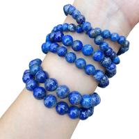 Natural Lapis Lazuli Beads, Round & for woman, blue .5 Inch 