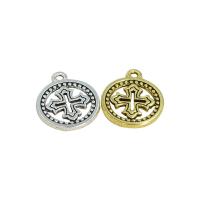 Zinc Alloy Jewelry Pendants, Cross, plated, DIY 