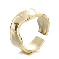 plata de ley 925 Anillo de dedo Cuff, chapado en color dorado, Ajustable & para mujer, tamaño:14, Vendido por UD