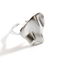 plata de ley 925 Anillo de dedo Cuff, chapado, Ajustable & para mujer, más colores para la opción, tamaño:13, Vendido por UD