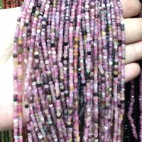 Single Gemstone Beads, Natural Stone, Square, DIY 2mm Approx 38 cm 