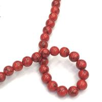 Pinus koraiensis Beads, Round, DIY red Approx 38 cm 