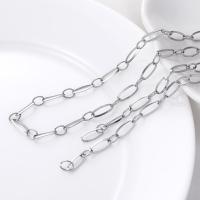 Stainless Steel Chain Jewelry, 304 Stainless Steel, DIY original color 