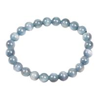 Cyanit Armband, rund, für Frau, blau, 8mm, Länge:16 cm, verkauft von PC