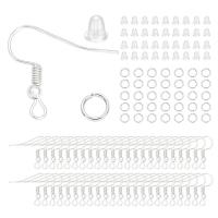 alliage de zinc Ensemble de recherche de boucle d’oreille, bouchons d’oreilles & earpick, avec silicone, Placage, DIY, plus de couleurs à choisir Vendu par sac