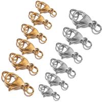 Stainless Steel Lobster Claw Clasp, 304 Stainless Steel, Vacuum Ion Plating, DIY 