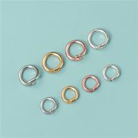 Argent sterling ouvert jumpring, argent sterling 925, beignet, Placage, DIY & normes différentes pour le choix, plus de couleurs à choisir, Vendu par PC