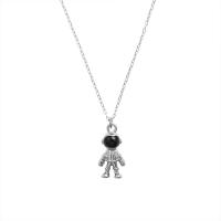 Collier de bijoux de titane, Acier titane, astronaute, normes différentes pour le choix & pour femme, plus de couleurs à choisir Environ 60 cm, Vendu par PC