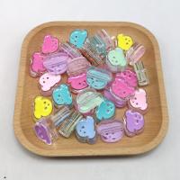 Enamel Acrylic Beads, Bear, DIY 15mm, Approx 