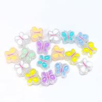 Enamel Acrylic Beads, Butterfly, DIY Approx 