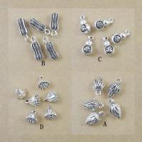 Zinc Alloy Jewelry Pendants, silver color plated, DIY 