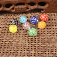 Abalorios de Cristal de Murano con Interior Trenzado, Esférico, pulido, Bricolaje, más colores para la opción, 12mm, Vendido por UD