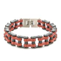 Partículas de acero Pulsera, Recubrimiento iónico al vacío, Joyería & para hombre, más colores para la opción, 225mm, Vendido por UD