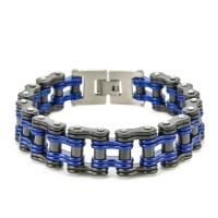 Partículas de acero Pulsera, Recubrimiento iónico al vacío, Joyería & para hombre, más colores para la opción, 220mm, Vendido por UD